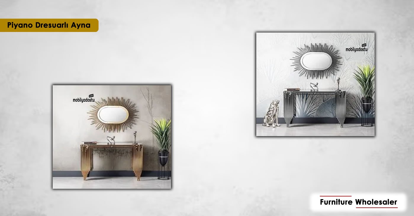 Piyano Dresuarlı Ayna